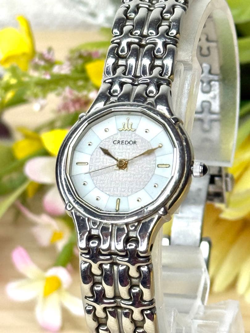 Vintage  S E I K O C R E D O R Dainty Two-Tone Ladies Watch – Minimalist Jewelry Aesthetic