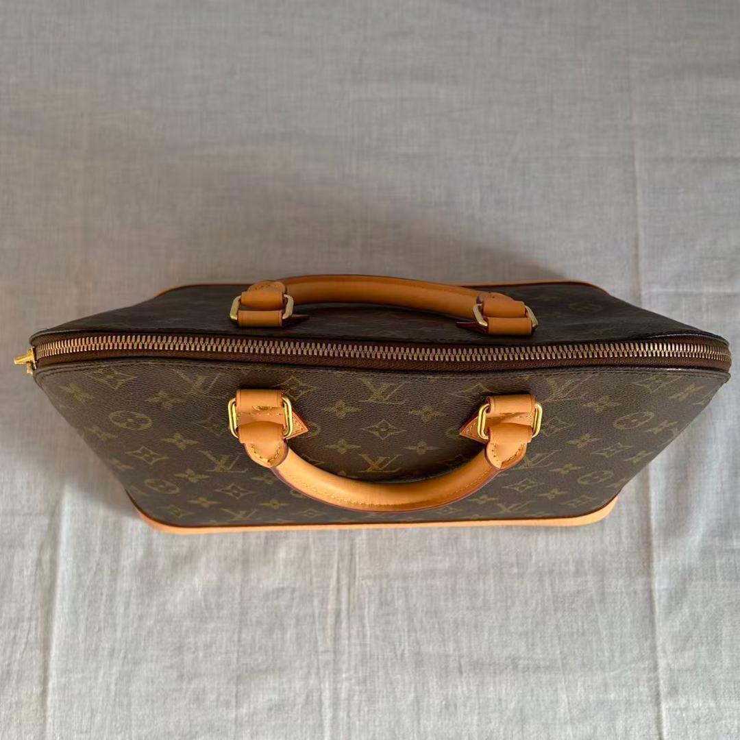 L O U I S V U I T T O N Vintage Monogram Alma PM Handbag Repaired Leather