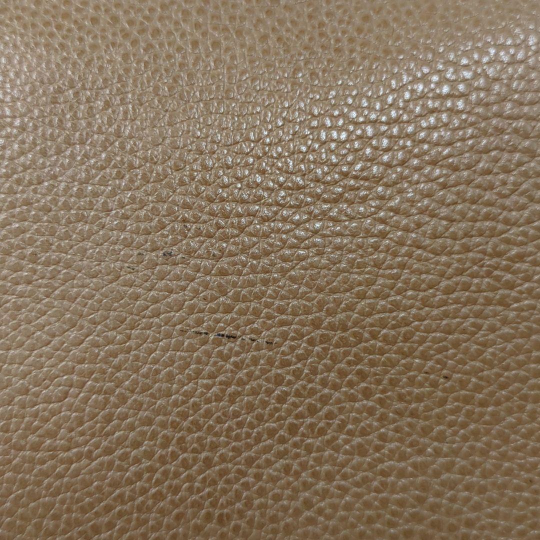 C H R I S T I A N D I O R Vintage Leather Flap Shoulder Bag Brown France