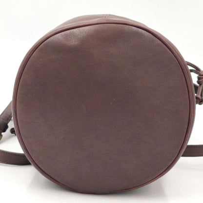 C O A C H Vintage Duffle Sac Bucket Shoulder Bag Brown Leather USA Made