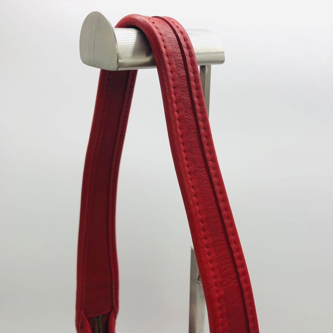 C O A C H Vintage 9020 USA Made Ergo Leather Shoulder Bag Red