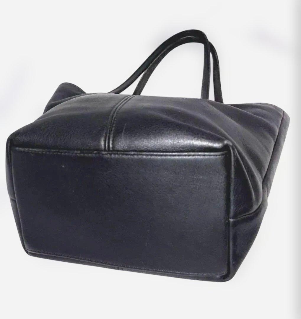 C O A C H Vintage 4068 Leather Tote Bag Black USA Made 1995