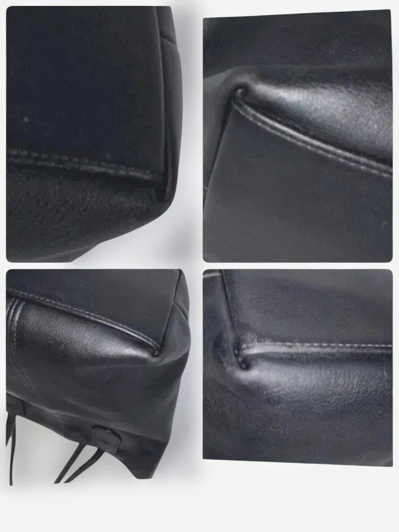 C O A C H Vintage 4068 Leather Tote Bag Black USA Made 1995