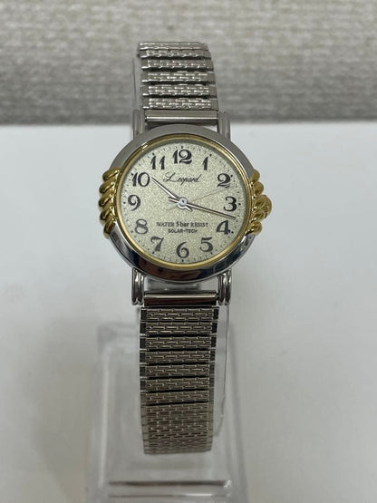 C I T I Z E N Leopard Solar-Tech Ladies Vintage Dress Watch E031 Silver Gold
