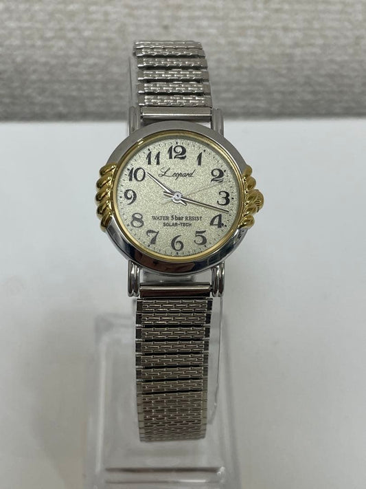 C I T I Z E N Leopard Solar-Tech Ladies Vintage Dress Watch E031 Silver Gold