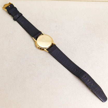 Vintage Gucci 3100 Leather Roman Numeral Watch – Working Condition
