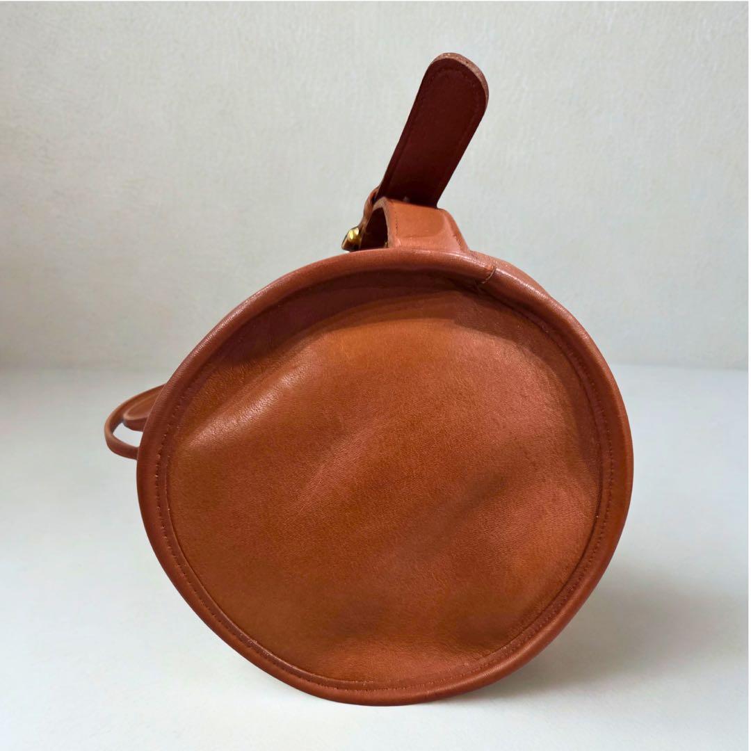 C O A C H Vintage 9984 Leather Bucket Shoulder Bag Brown USA Made