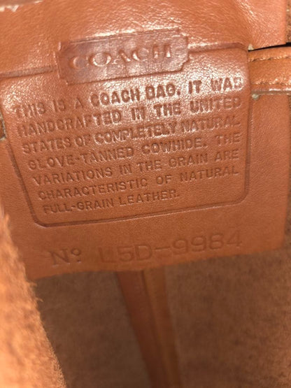 C O A C H Vintage 9984 Leather Bucket Shoulder Bag Brown USA Made