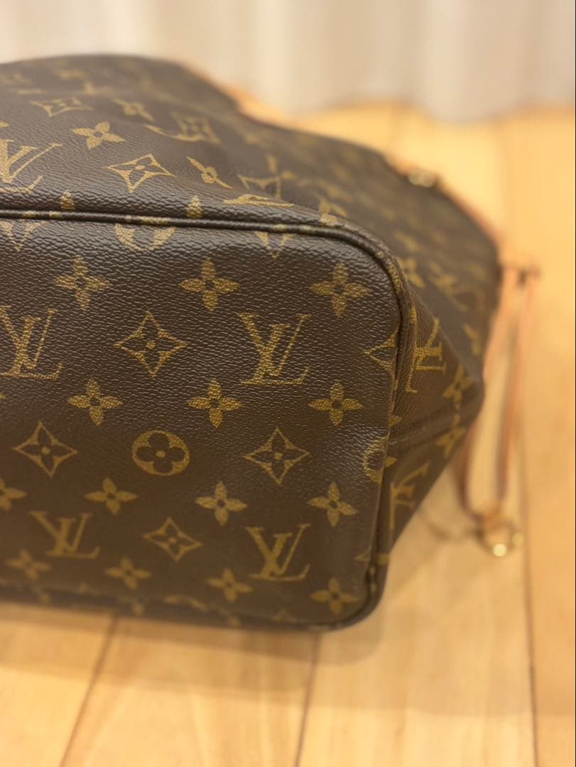 L O U I S V U I T T O N Monogram Neverfull MM Tote Bag Made in France Unused
