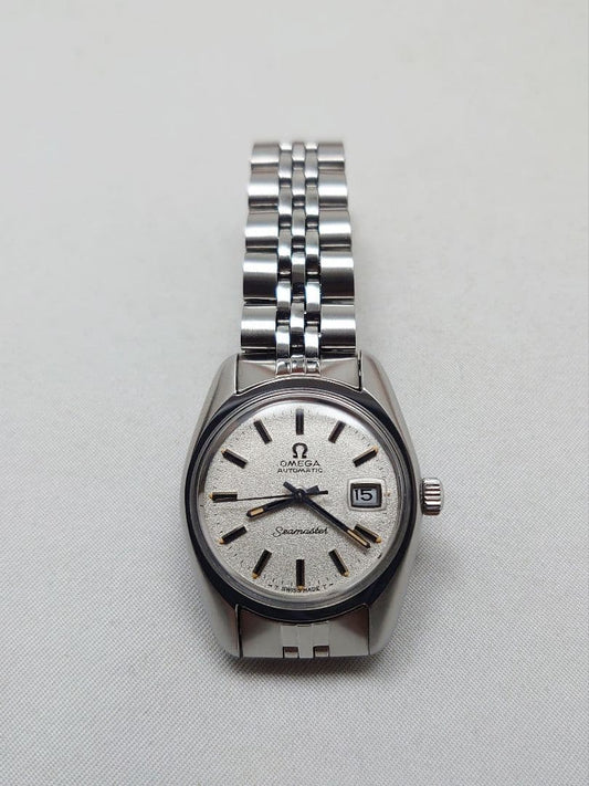 Overhauled Vintage  1970 Omega Seamaster Automatic Ladies – Silver Satin Dial, in excellent condition