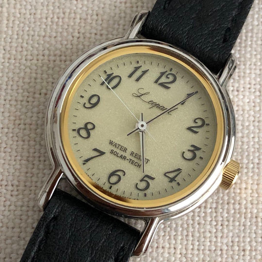 C I T I Z E N Leopard Ladies Solar Quartz Dress Watch E031-S059216 Arabic Dial Vintage