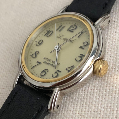 C I T I Z E N Leopard Ladies Solar Quartz Dress Watch E031-S059216 Arabic Dial Vintage