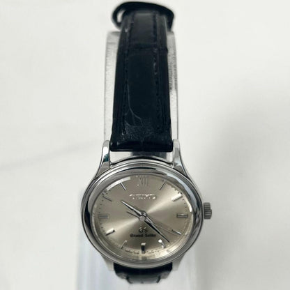 Vintage G R A N D S E I K O  Classic Round Quartz Watch – Minimalist Analog Design
