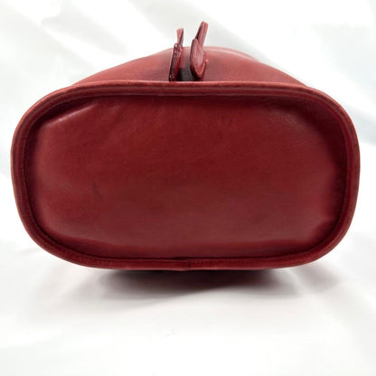 Vintage O L D C O A C H 9952 Drawstring Bucket Bag – Made in USA (Rich Red Leather)