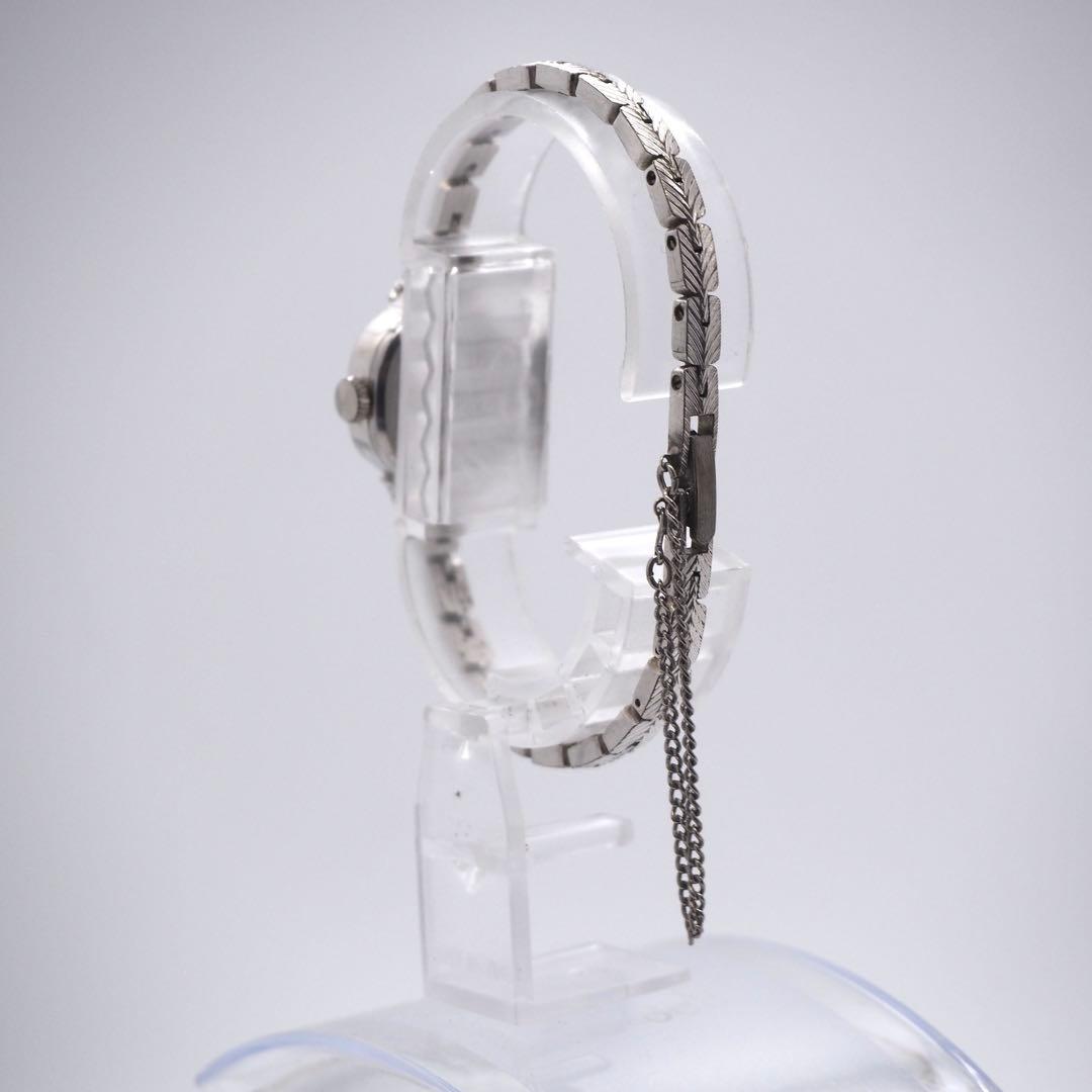 S E I K O Special Vintage Square 2P Diamond Manual Winding Watch 1140-3030