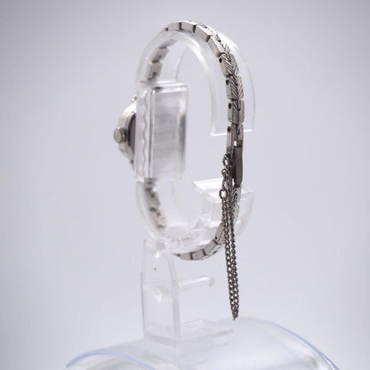 S E I K O Special Vintage Square 2P Diamond Manual Winding Watch 1140-3030