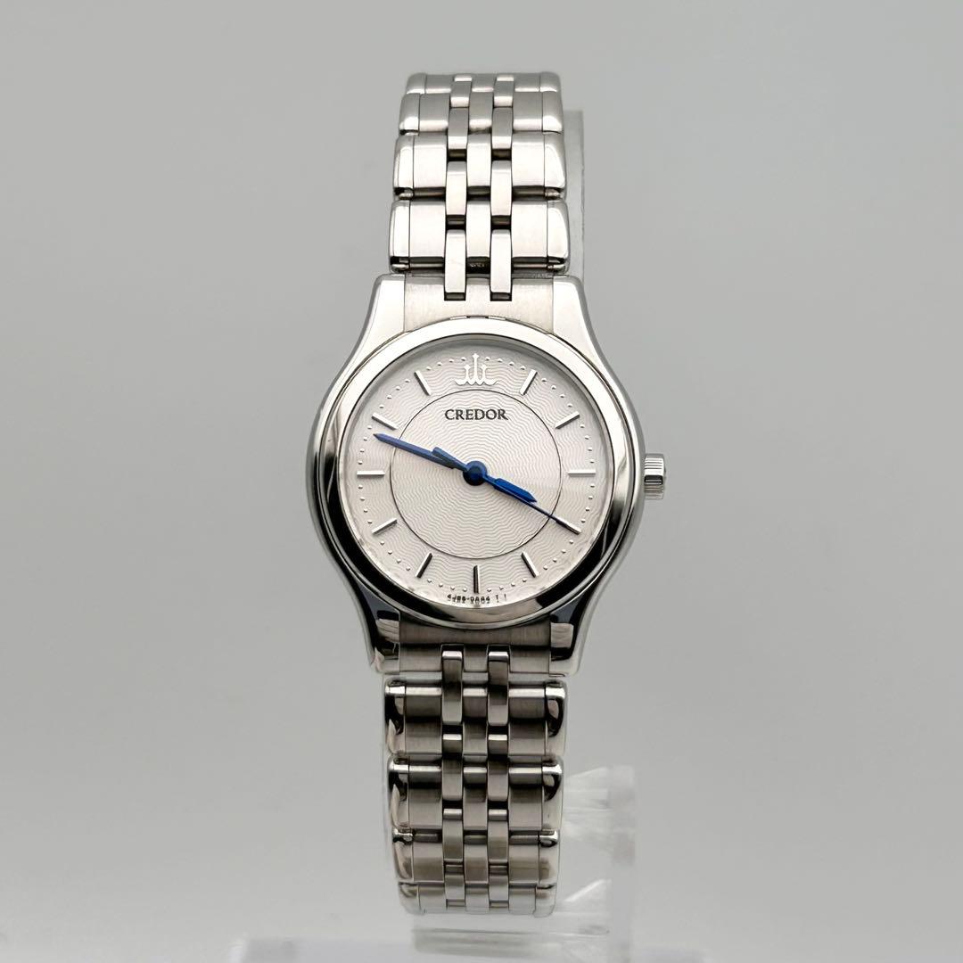 Vintage S E I K O C R E D O R Ladies "Quiet Luxury" Watch – Guilloché Dial - Blued Hands