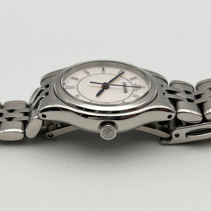 Vintage S E I K O C R E D O R Ladies "Quiet Luxury" Watch – Guilloché Dial - Blued Hands