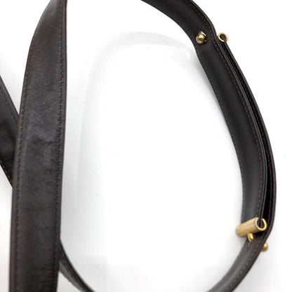 C H R I S T I A N D I O R Vintage Trotter Monogram Canvas Flap Shoulder Bag Brown