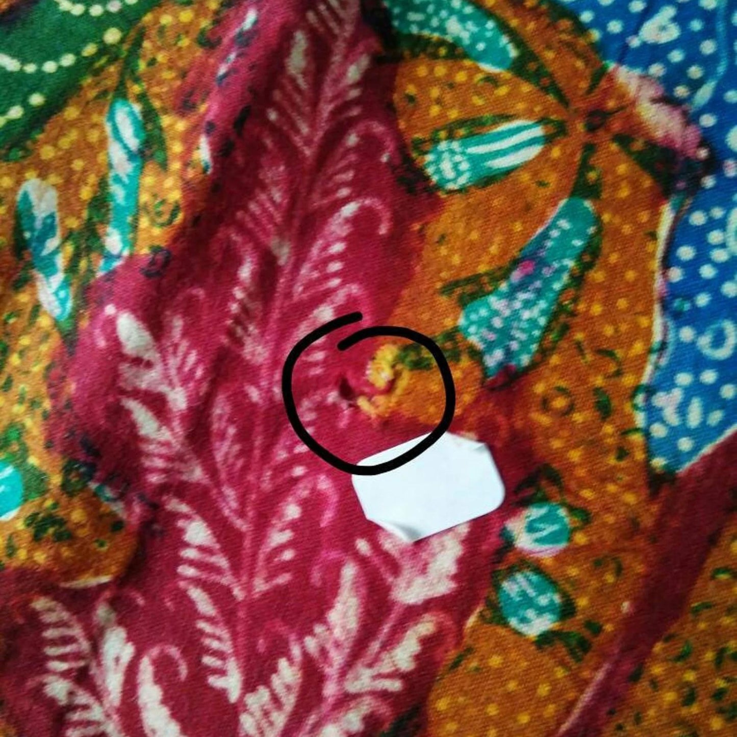 Vintage Indonesian Hand Drawn Batik Lawas Tiga Negri Semarangan Kain