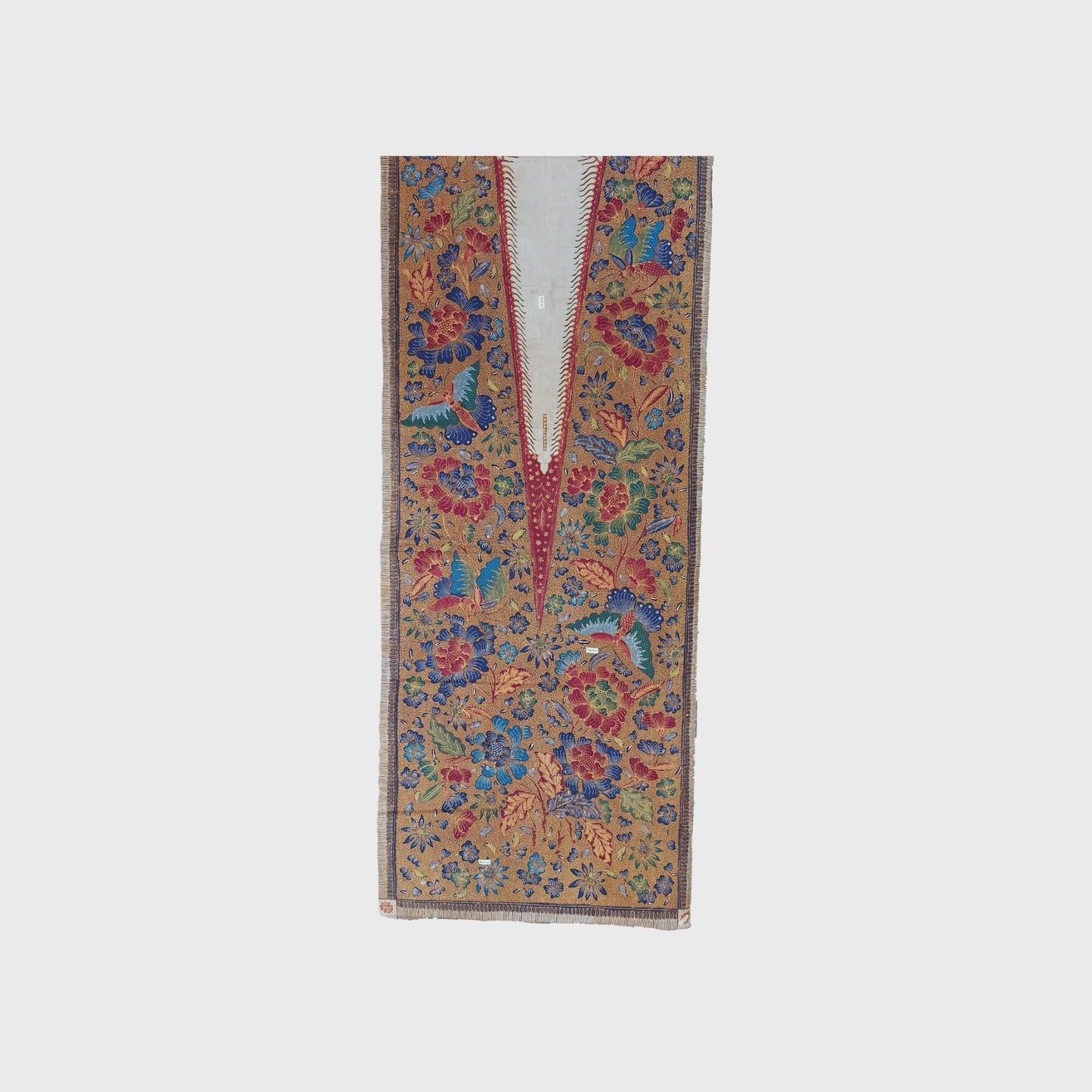Vintage Old Indonesian Hand Drawn Tiga Negri Semarangan Shawl