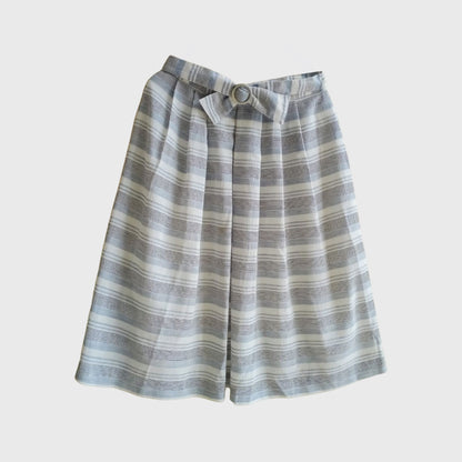 Vintage Blue Striped Skirt