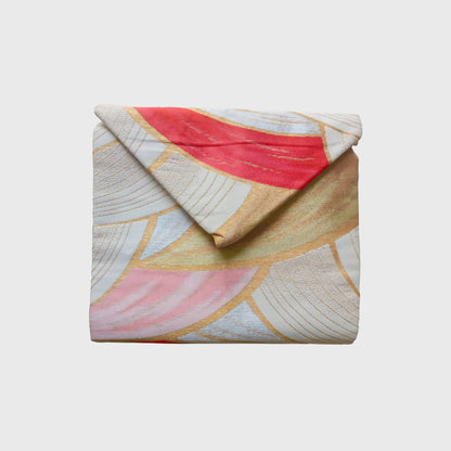Vintage Japanese Obi In White