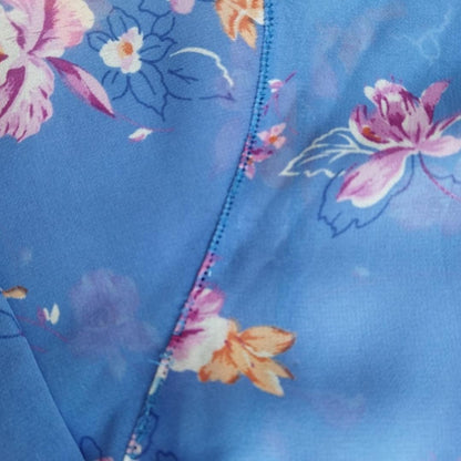Vintage Kebaya Encim Biru Bunga