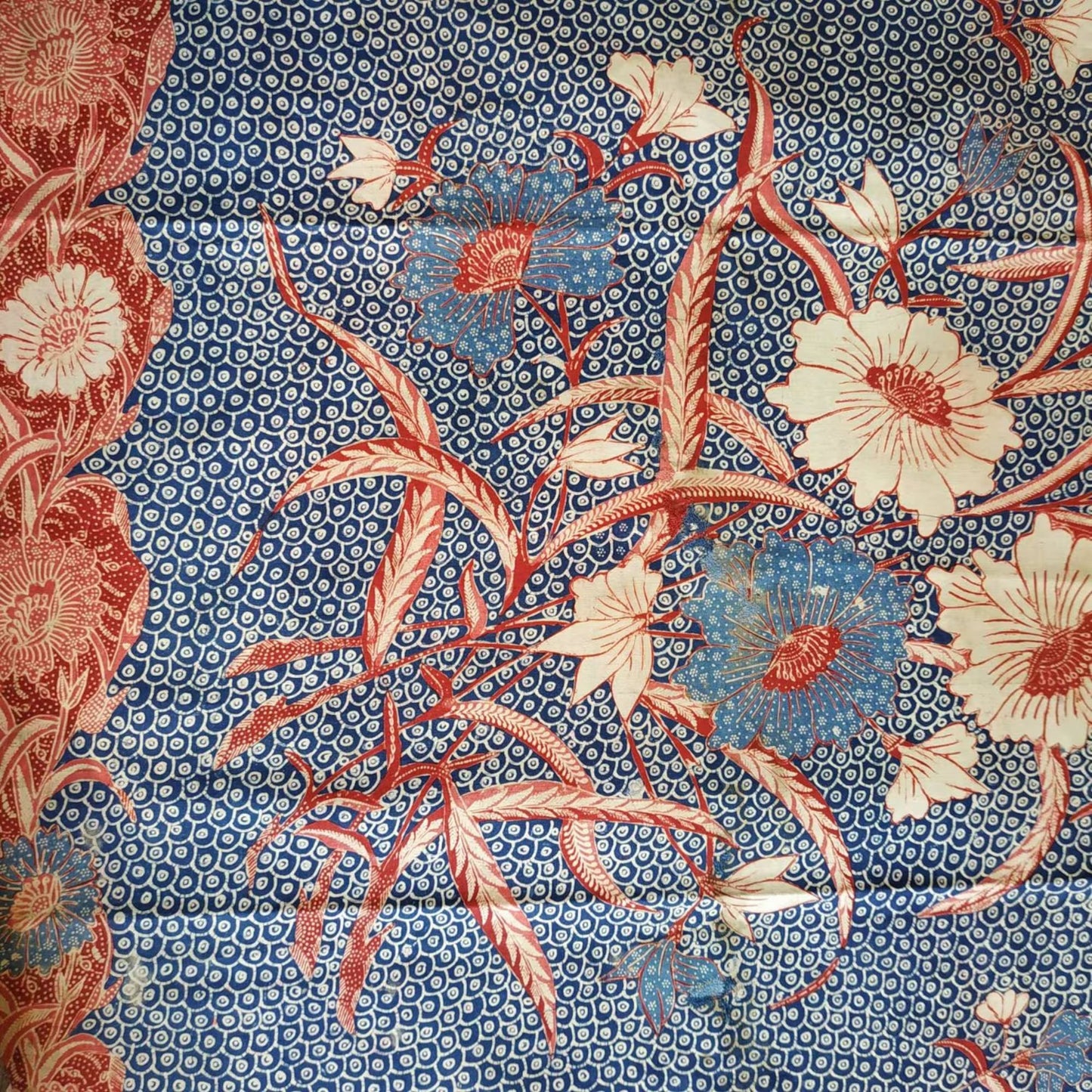 Vintage 50s Bangbiron Dutch Style Buketan Batik Saroong