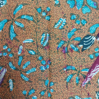 Vintage Indonesian Hand Drawn Batik Lawas Tiga Negri Semarangan Kain