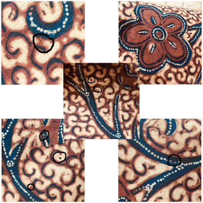 Vintage Sogan (Brown) Hand Drawn Semen Gurda Batik Shawl