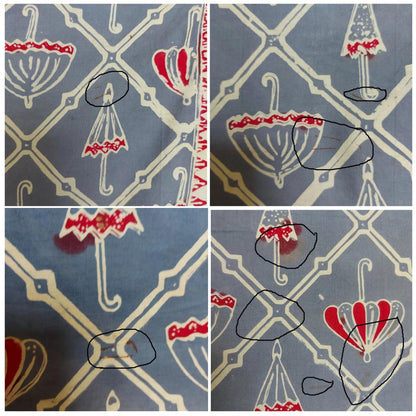 Indonesian Hand Drawn Javanese Batik with Payung (Umbrella) Motif Saroong