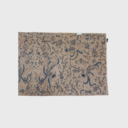 Indonesian Hand Drawn Javanese Batik Sogan Ukel with Phoenix Kain