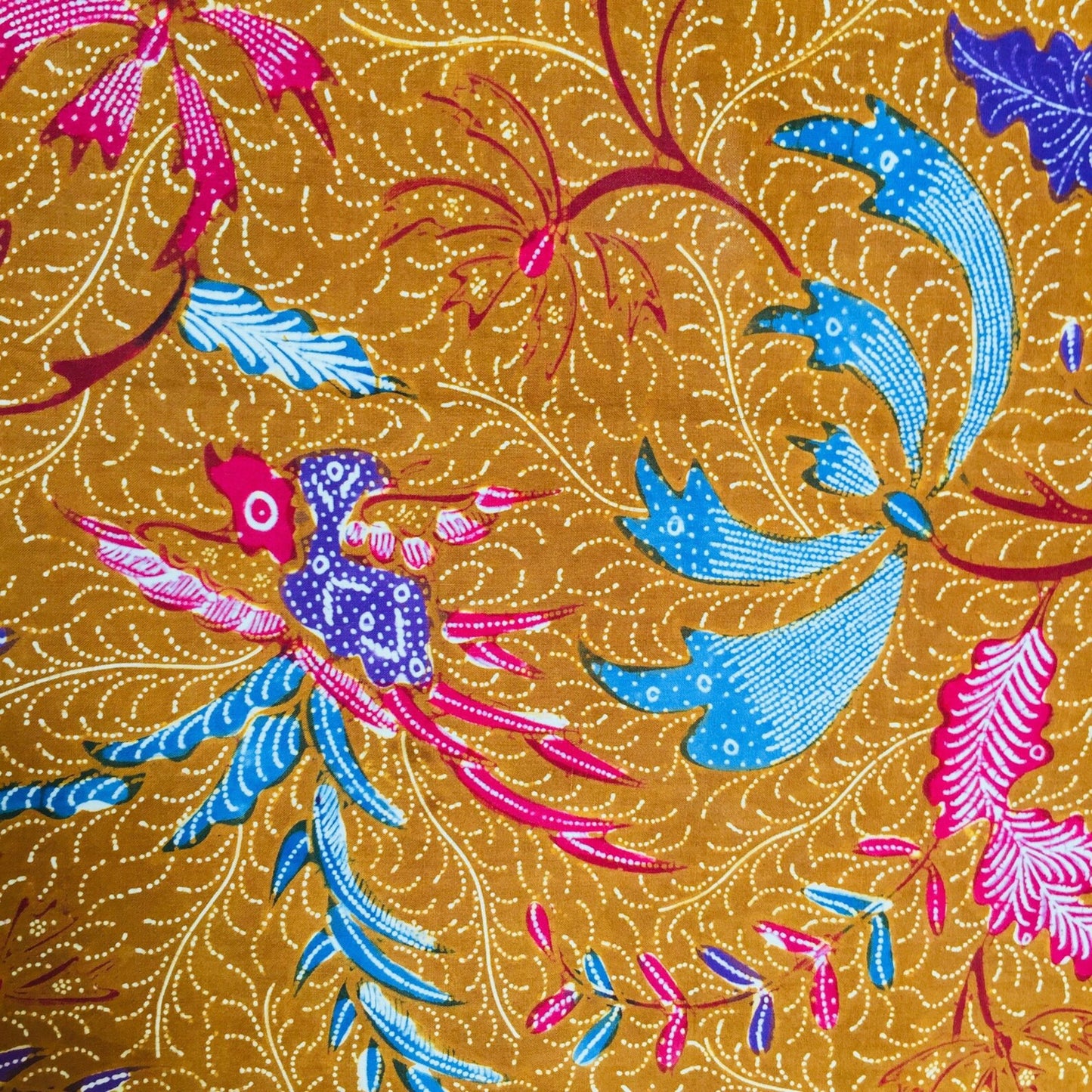 Vintage Old Demakan Hand Drawn Batik Javanese Shawl