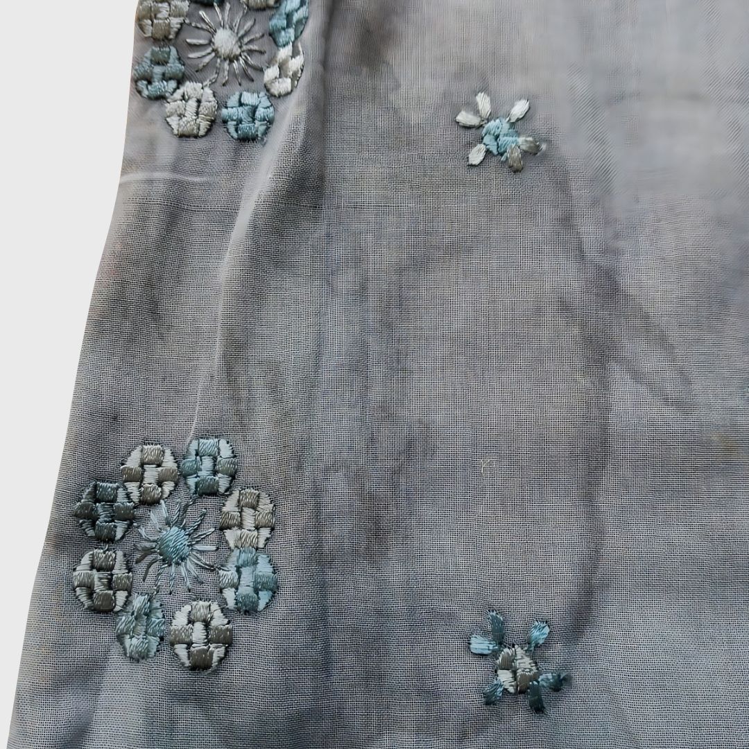 Vintage Black Simple Encim Kebaya