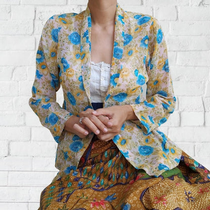 Kebaya Encim Bunga Kuning