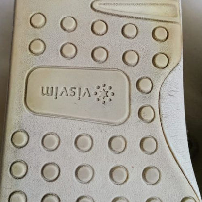 2000s Plain Leather Suede Cream Sneakers