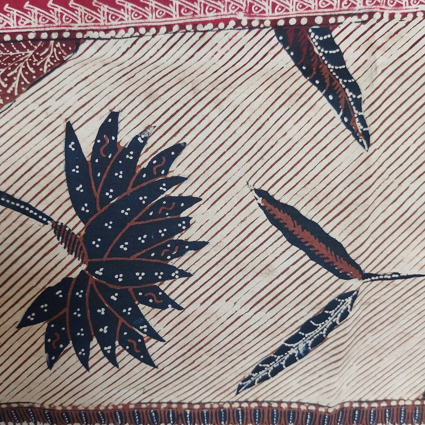 Vintage Hand Drawn Banyumas Materos Batik Shawl