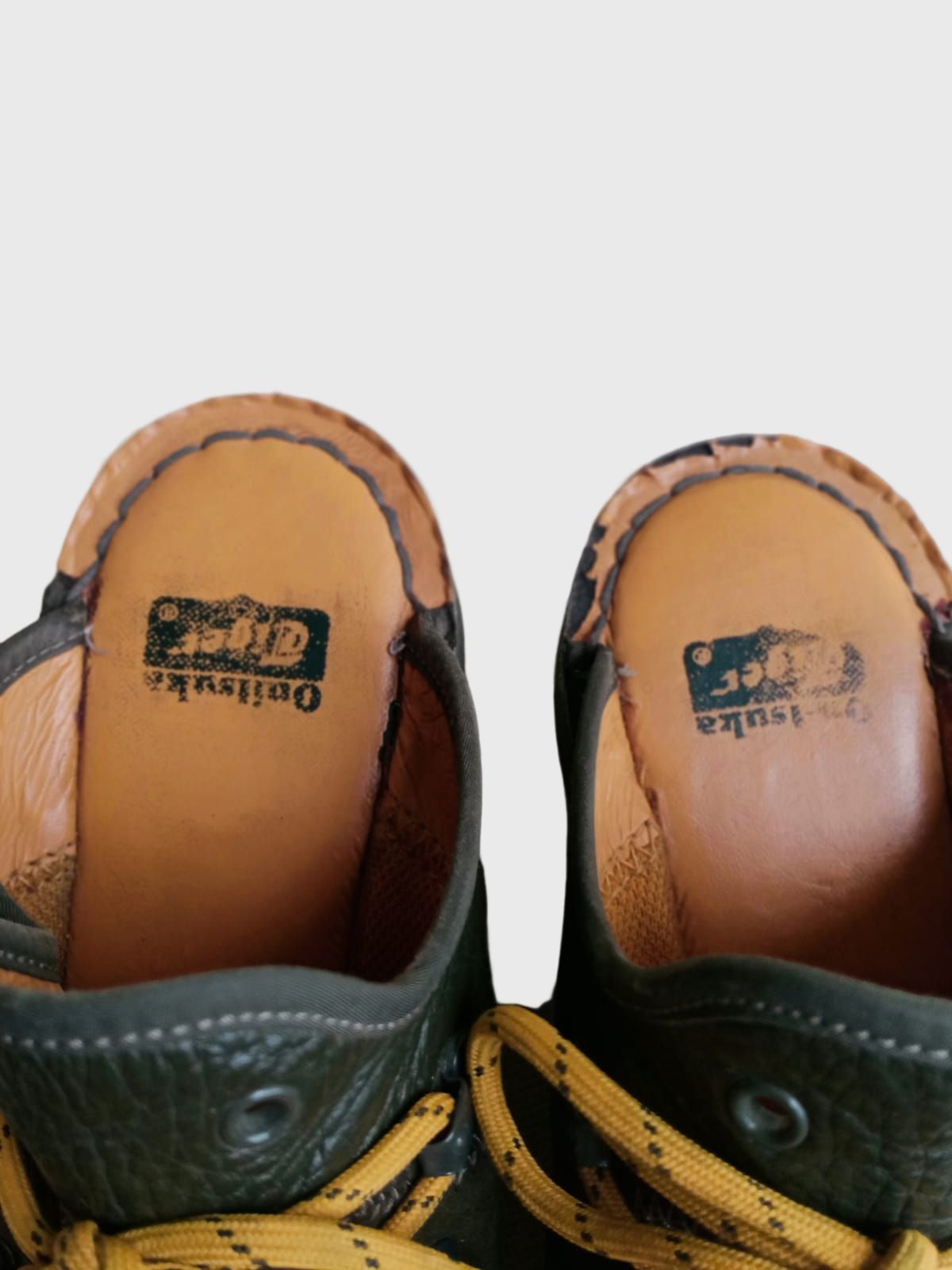 1990s Mule Canvas Army Green Sneakers