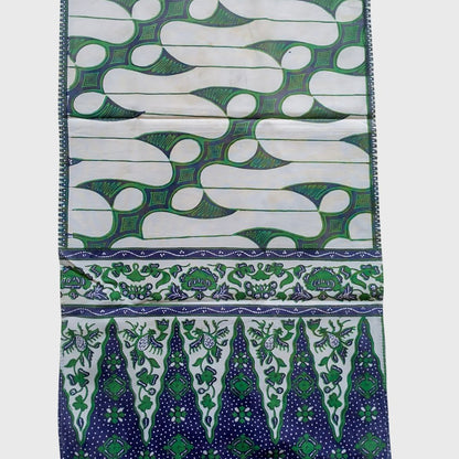 Vintage Green Parang Barong Shawl