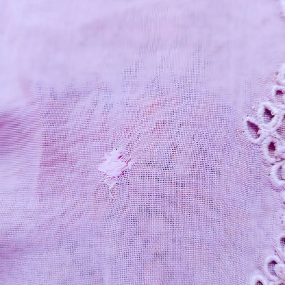 Vintage Purple Simple Round Encim Kebaya