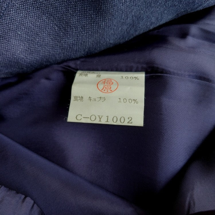 Vintage Plain Pocket Navy Dress