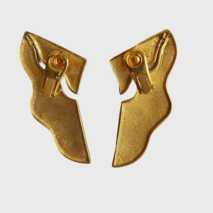 Triangle Wave Earrings