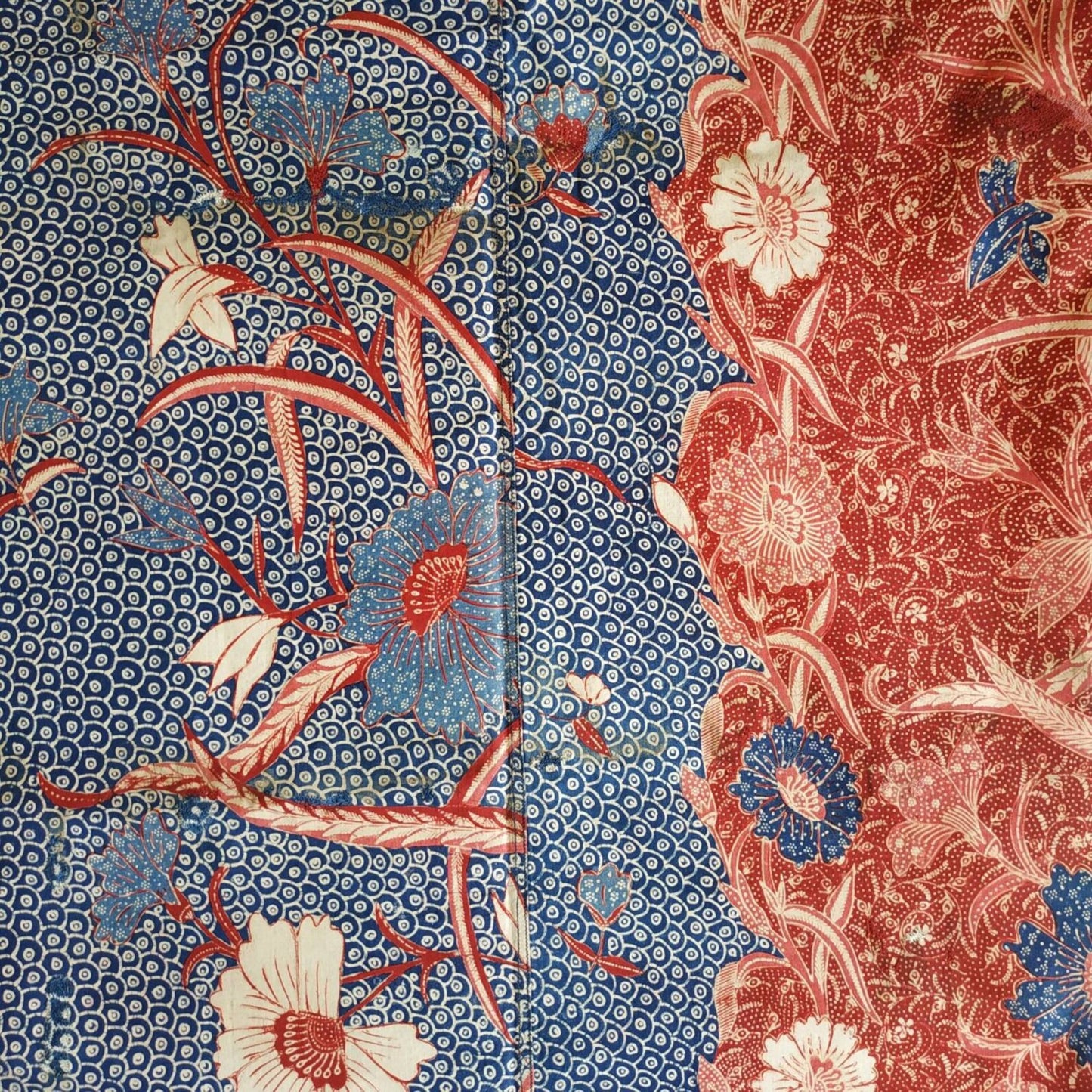 Vintage 50s Bangbiron Dutch Style Buketan Batik Saroong