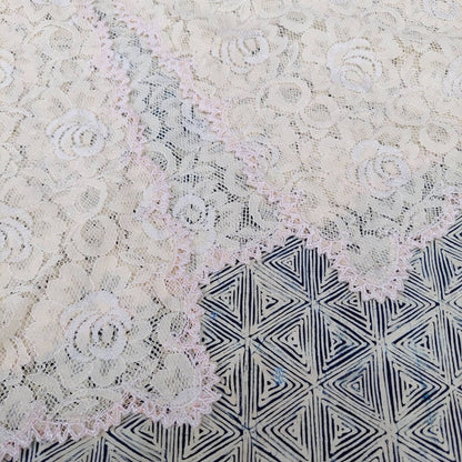 Vintage Tan Rose Lace Kebaya
