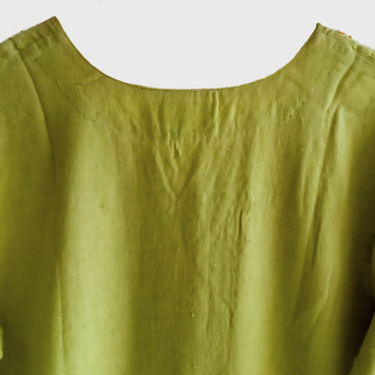Vintage Green Indian Dress