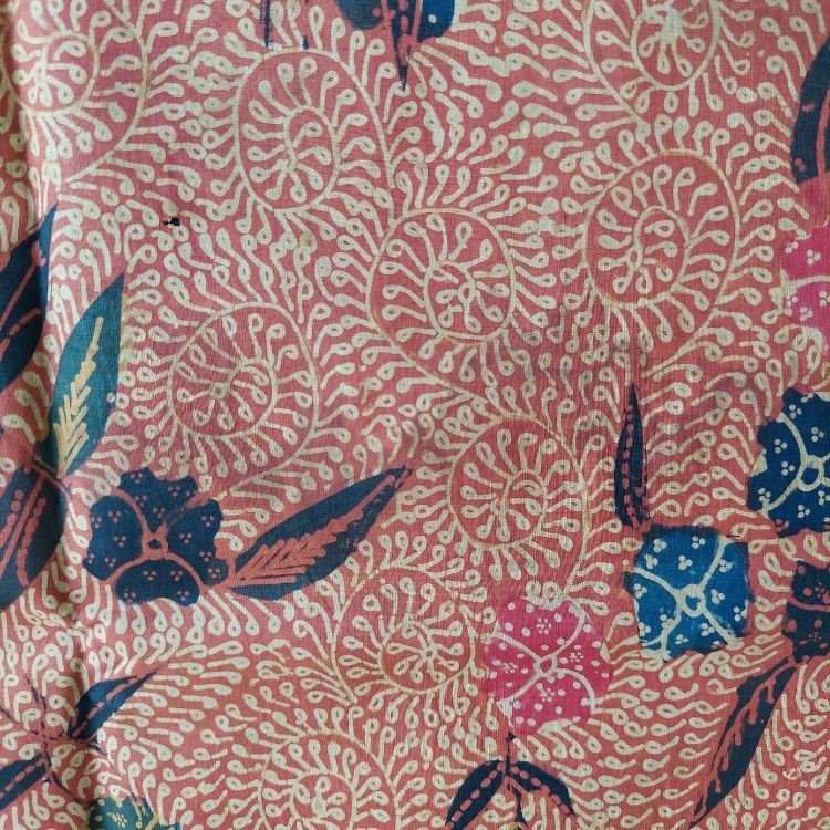 Vintage 1940’s Navy Fruit Dutch Saroong