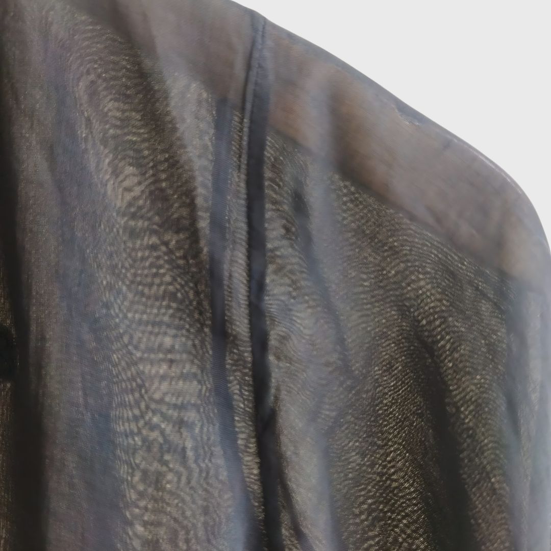 Vintage Black Simple Encim Kebaya