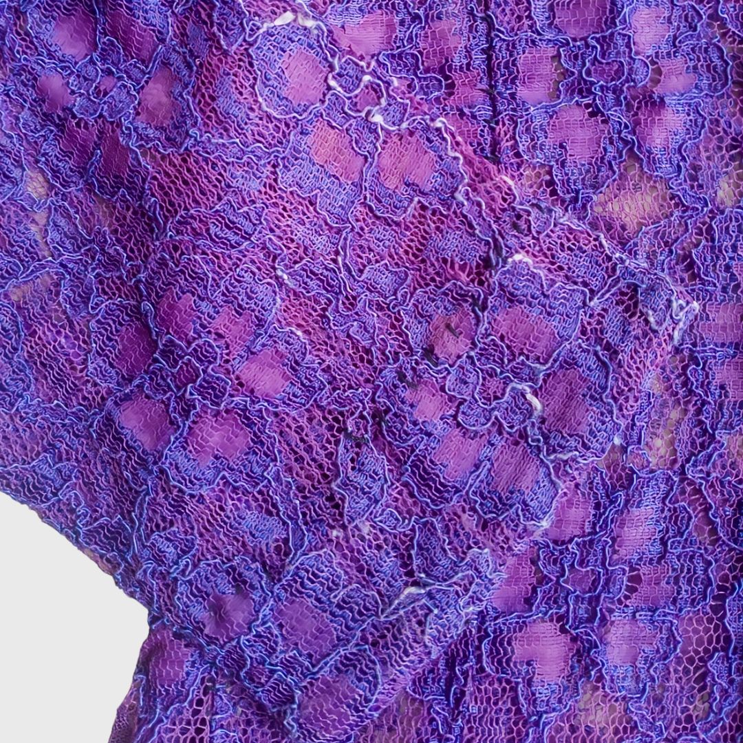 Vintage Purple Kebaya Lace