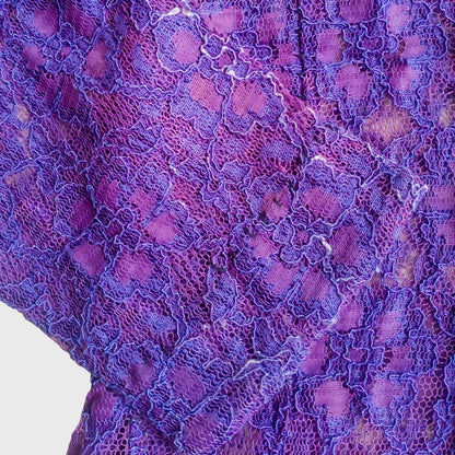 Vintage Purple Kebaya Lace
